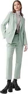 [Kromoc] Women's Notch Lapel Two-Piece Suit,One Button Tuxedos Wedding Prom Party Banquet