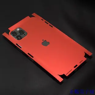 企鵝電子城手機背膜 背貼 手機改色背膜 碳纖維貼膜 iPhone 11 Pro Max改色背膜8蘋果XS全包邊後膜7Plus