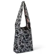 Diane Von Furstenberg DVF Target Cracked Glass Leopard Reversible Shopping Bag