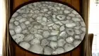 30" Gray Agate Coffee Table Console Bar Desk Agate Cafeteria Hallway Furniture