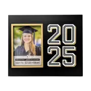 Graduation™ 5" x 7" Black & Gold 2025 Frame by Studio Décor®