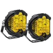 LED Fog Driving Light 3 inch 5 inch 90W 3000K 4300K yellow off road spot light 4x4 SUV For Jeep Truck Cars Suv Boat 1pc-3inch-yellow