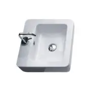 WS Bath Collections Ego 3241 Ego 19-11/16" Ceramic Wall Mounted - White