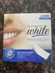 Smart Care Ultimate White Dental Strips 30 Min.teeth whitening 6 strips! 2024+