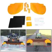 Snow Plow Extensions Add 20" For Meyer Western Boss Extenders PRO WINGS Yellow