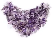 Aquarium Gravel Fish Tank Rocks Pebbles Small,Irregular Sea Glass Pebbles Stones for Fish Turtle Tank/Air Plants Decoration(Purple)