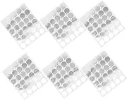 DECOMELODY Tin Foil Gasket Curler Sealant Stick Mirror Callas Lash Extension Accessories Brush Stick- Adhesive Sticker Lint Kits Pad Concave Made Strip Pen Makeup Mascara Bond Silver