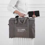 Large Capacity Women Folding Travel Bag Unisex Luggage Travel Handbags Polyester Storage Bag 287844 ORANGE