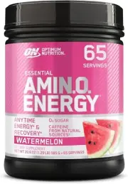 Optimum Nutrition Essential Amino Energy, Watermelon, 65 Serves, 585 G Pack of 1