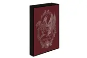 House Of The Dragon Fire Made Flesh Light Up Canvas Print (Red/Brown) (40cm x 30cm)