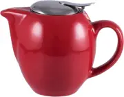 Camelia Ceramic Teapot, 350Ml, Fire Engine Red