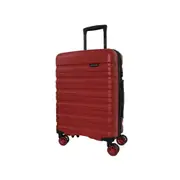 Pierre Cardin 4 Wheel Cabin Hard-Shell Suitcase Travel Luggage 54cm Red