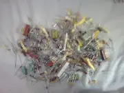 Vintage Asstd. 50 Yrs. Old Aust. Ex Army Resistors Capacitors Transistors etc 32