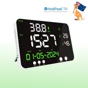 Sound Level Meter LED Decibel Meter Temp/Humidity/Time Wall-Mounted 30-130dB