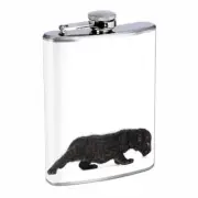 Kitten Em3 Flask 8oz Stainless Steel Hip Drinking Whiskey