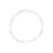 Sterling Silver Figaro Bracelet 19cm