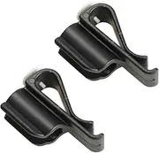 2pcs Golf Putter Clip Ball Marker, Putter Holder, Mounts on side of Golf Bag without Taking Up Space