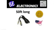 50Ft XLR 3P Female to 1/4INCH TRS (Balanced Audio) Male Microphone Cable