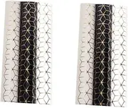 COLLBATH 6 Pack Geometric Hot Stamping Wrapping Paper Set for Craft Wedding Birthday Book Wrapper Decorative Packaging Material