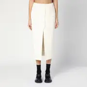 [Margaux Lönnberg] White Jagger midi skirt 34 FR White