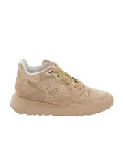 Alexander McQueen Lace-Up Court Trainer 39 Nude