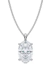 Lab Grown Diamonds 14K 3.00 ct. tw. Lab-Grown Diamond Necklace