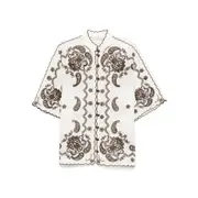 [Zimmermann] Zimmermann Ascension Shirt II NUMERIC NEUTRALS/BROWN