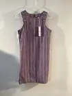 Southern Tide Audrey Ikat Chevron Mini Shift Dress Purple Pink Womens Size 2