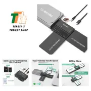 USB 3.0 to IDE and SATA Adapter, Type-C 5Gbps External Hard Drive Reader Conv...