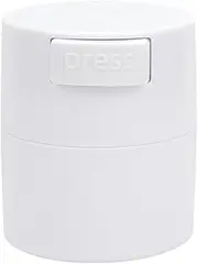 Eyelash Glue Storage Container Sealing Jar Leak-proof Portable Gel Holder Activated Carbon Organizer Salon Makeup Box White