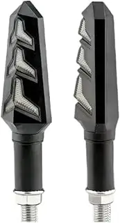 2Pcs Flashing Motorbike Led Bendable Flowing Indicator Lights Daytime Running Lights