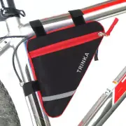 Bike Frame Bag，Bike Storage Bag Bicycle Frame Pouch Bag for MTB Road Bike Cyclin