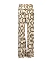Max Mara Pattern-Printed Trousers Nude