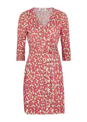 Diane Von Furstenberg Julian Two Printed Silk-jersey Wrap Dress - Pink - XS XS
