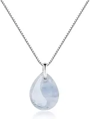 [COAI] 925 Sterling Silver Moonstone Crystal Necklace