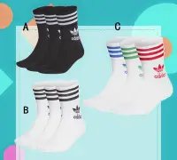 在飛比找Yahoo!奇摩拍賣優惠-【Dr.Shoes 】Adidas Socks 3雙入 長襪