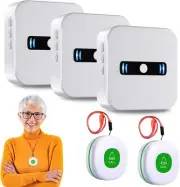 Daytech Wireless Caregiver Pagers SOS Call Button for Elderly Patient Seniors...
