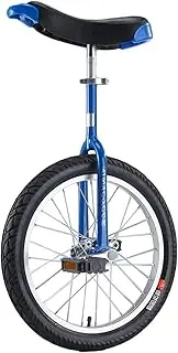 FREEZYMAN Unicycle for Adult 24 inch, Large Unicycle for Men/Women/Big Kids/Teens, One Wheel Bike with Steel Frame & Alloy Rim, Loads 200kg/440lbs ( Color : Blue )