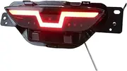 1Set Daytime Running Turning Signal Light DRL Fog Lamp Brake Light Driving Compatible with Toyota CHR C-HR 2016 2017 2018 2019 LED(Middle Fog lamp)