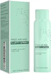 2025 New Dry Hair & No-wash Fluffy Volumizing Hair Spray – Free Air and Fluffy Spray for Long-Lasting Volume & Oil Control, Non-sticky, Oil Control (1)