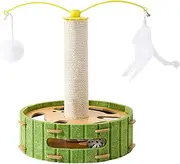 Cat Scratching Post - Cat Activity Centre | Sisal Cats Scratching Post, Kitten Interactive Toy, Indoor Exercise Toy, Kitten Play Tower with Hanging Toys, Entertainment Supplies for Adults, Cats