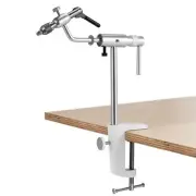 Fly Tying Vise Aluminum Fishing Flies Tieing Tools C-Clamp Mount Standard Jaws