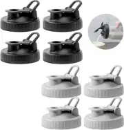 Pour Spout Lids for Ball Wide Mouth Mason Jars, Airtight Canning Jar Flip Cap