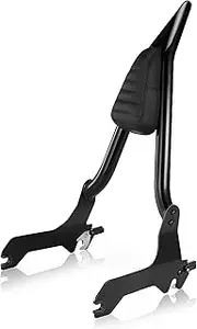 MoKitDora Sissy Bar 26" Detachable Holdfast Backrest for Harley Softail 2018-UP Fat Boy FLFB FLFBS Breakout FXBR FXBRS, Black