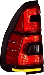 Tailligt Assembly Compatible With Toyota Land Cruiser Prado 2003-2009 LED Driving Light LED Brake Light LED Sequential Turn Signal(Somked)