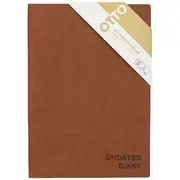 Otto A5 Undated Week to View Urban Diary Tan