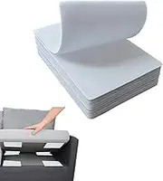 Eidoct Non Slip Cushion Pad Large Hook Loop Tape with Strong Adhesive Sofa Tape Hook Loop Sofa Cushion Grippers for Reducing Couch Cushion Sliding Keeping The Sofa Mattress Tidy (15x10cm White) (8)