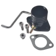 Intake Manifold For Mikuni 34MM Carburetor Predator GX390 420CC Go kart Black
