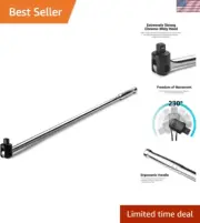 Heavy-Duty 1/2" Drive Breaker Bar - 30" Extended Length for Maximum Force