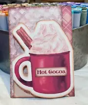 Junk Journal Folio Handmade Christmas Cocoa And Gingerbread Stampin Up
